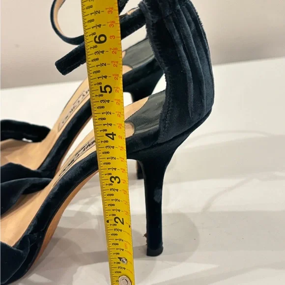 Jimmy Choo Women's Velvet Heels - Dark Blue size 39 - Picture 13 of 13